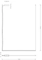 Lampa wisząca LONGI LED 38W 2109LM 3000K 150cm do jadalni P0680 MAXLIGHT