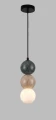 Dekoracyjna lampa wisząca ALICE gwint G9 z trzema dekoracyjnymi kulami MARBLE P0665 MAXLIGHT