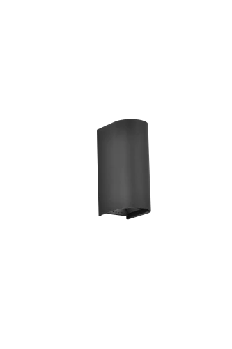Kinkiet elewacyjny góra-dół BADIA LED 12W 331LM 3000K czarny IP65 W0469 MAXLIGHT