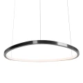 Lampa wisząca CAYENNE 80cm szczotkowana czarń do salonu 1732 LM 3000K P0662D MAXLIGHT