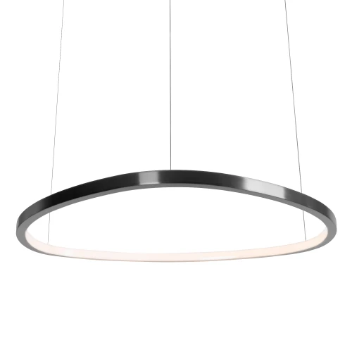 Lampa wisząca CAYENNE 80cm szczotkowana czarń do salonu 1732 LM 3000K P0662D MAXLIGHT