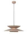 Lampa wisząca nowoczesny klosz taupe MAYUMI LED 12W 685LM 3000K P0698 MAXLIGHT
