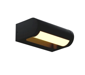 Lampa kinkiet elewacyjny regulowany SOLDEN 12W 453LM 3000K czarny IP65 W0462 MAXLIGHT