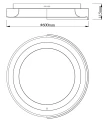 Plafon ARUBA LED 3000K C0287 Maxlight