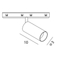 Maxlight N9002N Reflektor 10W  On/Off - MICRO11