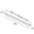 Maxlight N9007Z Linia obrotowa 18W  Zigbee - MICRO11