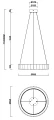 Lampa wisząca SAVOY P0695 Maxlight